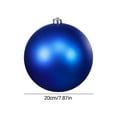 thumbnail image 3 of HomeDM Christmas Balls Blue Shatterproof Ornaments Balls 20cm/7.87" Christmas Tree Hanging Pendant for Holiday Wedding Party Home Decor, 3 of 6