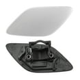 thumbnail image 4 of Front Left Bumper Headlight Washer Nozzle Cover Cap Fit for BMW 328i 61677171659 Silver Tone, 4 of 6