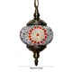 thumbnail image 3 of Candelabro Led Lámpara colgante de mosaico, lámpara de araña clásica de estilo turco exótico romántico, 3 of 6