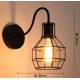 thumbnail image 1 of Lámpara de pared industrial retro, aplique decorativo, D, 1 of 4