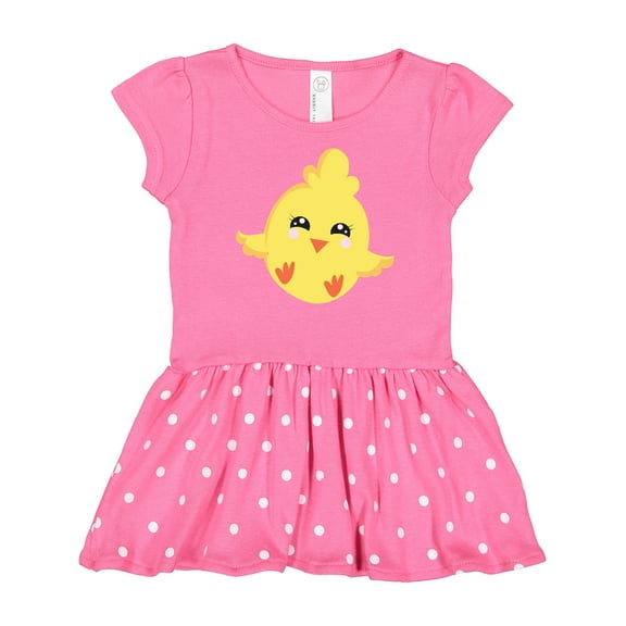 Inktastic Yellow Chicken, Cute Chicken, Little Chicken Gift Baby Girl Dress