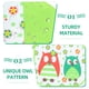 thumbnail image 3 of EeaseMX Los niños del modelo del búho verde de EVA impermeabilizan los delantales prácticos de EVA con las mangas, 3 of 7