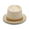 thumbnail image 3 of IVEYRTF Men's Summer Cowboy Hat Embossed with Wide Brim Breathable Lightweight for Beach Outdoor Activities Sun Hat, 3 of 6