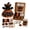 Bat, variant on Halloween Crochet Kit for Beginners, DIY Animal Tabletop Ornament Crocheting Set with Yarn, Hook and Step‑by‑Step Instruction, Fall Halloween Craft Kit for Adults, Home Table Decor & Holiday Gift