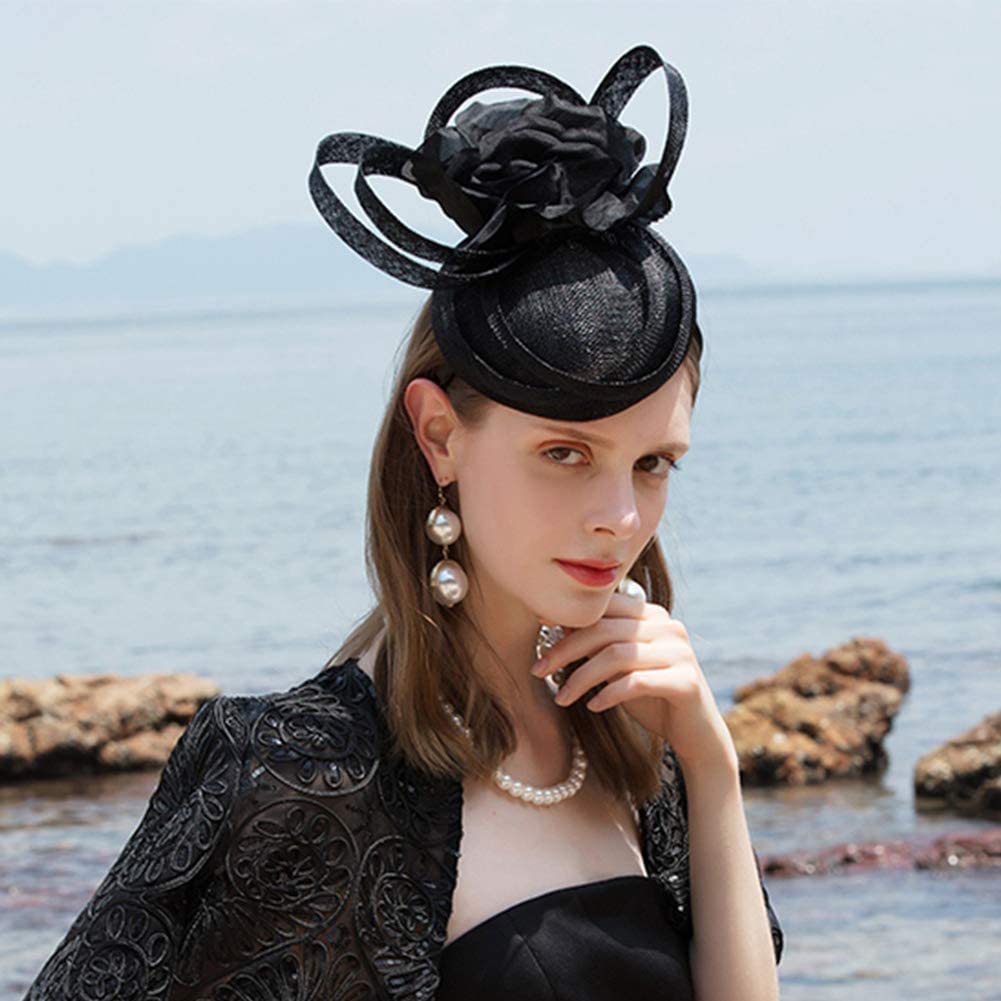 1940s Women Sinamay Fascinator Kentucky 