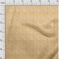 thumbnail image 3 of oneOone Rayon Yellow Fabric Block Dress Material Fabric Print Fabric By The Yard 56 Inch Wide-FZ, 3 of 8