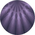 thumbnail image 1 of Ahgly Company Indoor Square Patterned Plum Purple Area Rugs, 3' Square, 1 of 1