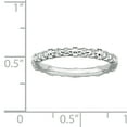thumbnail image 3 of Sterling Silver Rhodium Cable Ring, 3 of 6