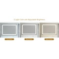 thumbnail image 4 of Mainstays Get Ready with Me GRWM Vanity Table with Lighted Mirror and Storage, White Finish, 4 of 14