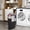 Black, variant on Costway Corner Bamboo Hamper Laundry Basket Washing Cloth Bin Storage Bag Lid Black