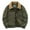 Mens Jackets & Coats Army Green, variant on M-4X Plus Size Jackets Fleece Lined Zip-Up Coats with Pockets and Collared Big & Tall Long Sleeve Solid Color Thicken Warm Work Outerwear Jacket