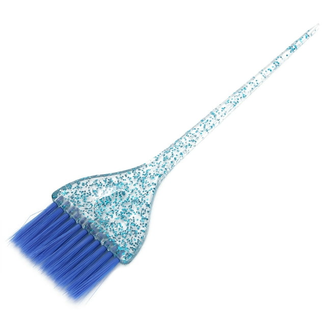 Hair Dye Brush Hair Dyeing Brush Salon Dye Brush Hairdressing Tool Glitter Handle Hair Dye Brush Exquisite Hair Coloring Dyeing Brush Barber Shop Accessory