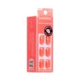 thumbnail image 2 of KISS imPRESS Color Nails - Happier Vibes, Orange, Squoval, Short, 2 of 11