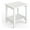 White, variant on Outdoor Adirondack Side Table, HDPE 2-Tier Sturdy Patio End Table Weather Resistant for Adirondack Chair, Outdoor Square Side Tables for Patio, Poolside, Porch, Deck, Indoor, Backyard