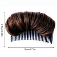 thumbnail image 3 of Hair Base Insert Plastic Invisible Hair Bump up Comb Clip Hair Pad Accessory, 3 of 10