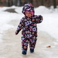 thumbnail image 5 of JAN & JUL Baby Rain Suit for Girls with Light-Weight Lining (Puddle-Dry: Winter Flowers, Size: 1T), 5 of 6