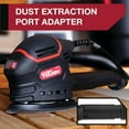 Hyper Tough 1.5 Amp Corded Detail Sander with Dust Bag, Vacuum Hose