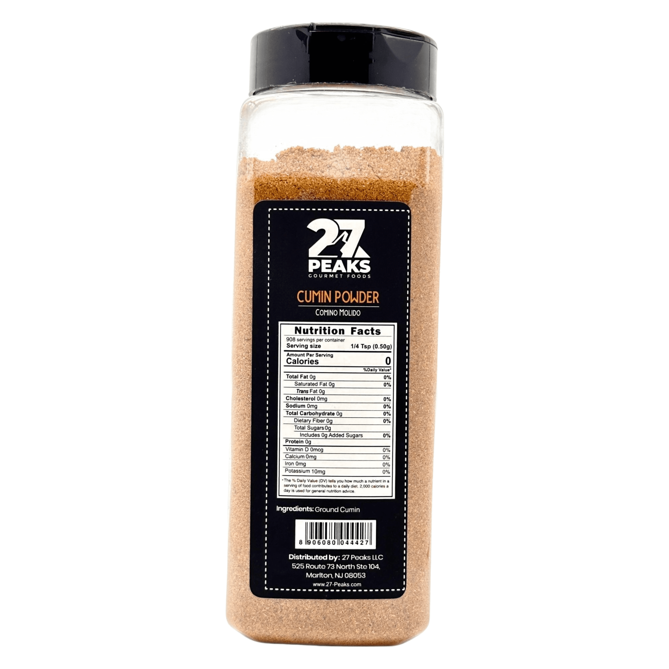 27 Peaks Gourmet No Artificial Flavors Cumin Powder, 16 oz Bottle