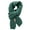 Blue & Green, variant on Winter Knitted Scarf Windproof Solid Color Scarf Thick Knitted Warm Neutral Men's and Women's Outdoor Scarf