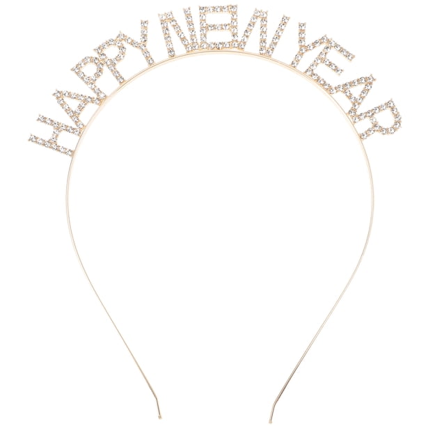 GOOHOCHY Diadema multifunción para fiesta de Año Nuevo, aspecto brillante, decoración para el cabello de festivales.