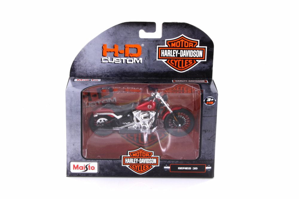 Harley-Davidson 2016 Breakout Motorcycle Red Diecast Motor Bike Model By Maisto 