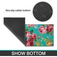 thumbnail image 7 of Kitchen Mats for Floor Set of 2 Pieces Kitchen Rugs and Mats Non Skid Washable Kitchen Floor Mat (Floral, 17"x47"+17"x30"), 7 of 7