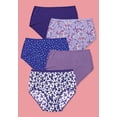 thumbnail image 2 of Comfort Choice Plus Size 5-Pack Tag-Free Full Coverage Cotton Brief, 2 of 6
