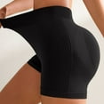 thumbnail image 4 of Women's High Waist Seamless Cycling Shorts - 4.5" Inseam, Nylon-Spandex, Flattering Contours, for Yoga/Fitness/Daily Wear, 4 of 6