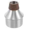 thumbnail image 1 of LOLIPPYY Silver Aluminium Alloy Trumpet Practice Mute Lightweight Sound Muffler for Home Use, 1 of 8