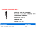 thumbnail image 2 of Front Left Strut and Coil Spring Assembly - Compatible with 2006 - 2013 Suzuki Grand Vitara 4WD 2007 2008 2009 2010 2011 2012, 2 of 2
