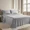 Silver, variant on Moonlight20015 Bed Sheet Set 1800 Series 3-Piece Deep Pocket Luxury Soft Microfiber Twin Silver