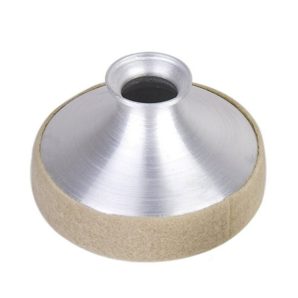 Sax Alto sampener Saxofón Alto Sax Metal Sound Mute Amortiguador (Plata)