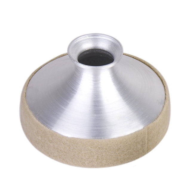SKISUNO Saxofón Alto Silenciador De Metal En Aluminio Plata Para Sonido Puro Y Tono Profesional