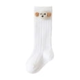 thumbnail image 4 of Cozy Kids Crew Socks with Adorable Bear Design, Soft Warm Wool Thermal Socks for Toddlers Boys Girls, Thick Long Winter Boot Socks, 6 Pairs, 4 of 7