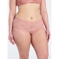 thumbnail image 2 of Joyspun Women's Lace High Cut Bikini Panties, 3-Pack, Sizes XS-3XL, 2 of 8