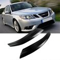 thumbnail image 5 of Car Headlights Eyebrow Eyelid Trim for SAAB 9-3 93 2000-2015 Resin, 5 of 5