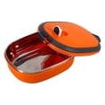 thumbnail image 2 of Lunch Box Container Thermal Lunch Box 1 Layer Insulation Box Stainless Steel Insulation Box Stainless Steel Insulated Food Storage Supper Dinner Lunch Box 1 Layer Orange, 2 of 8