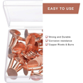 thumbnail image 2 of Unbranded Copper Rivets and Burrs for Leather (100 Sets), 2 of 5