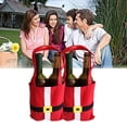 thumbnail image 2 of Navidad Santa Pantalones Estilo Bolsas Bolsas De Regalo Bolsa De Vino Tinto Bolsas De Dulces De Navidad Decoraciones Para Árboles De Navidad 6 Unids Cateissary HA038274-00, 2 of 6