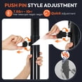thumbnail image 4 of Naipo 44in basketball hoop 90° Fold Down Rim 7.55-10ft Adjust Large Base portable basketball goal for All Ages, 4 of 13