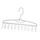 thumbnail image 1 of Colgador de calcetines, rejilla para secar calcetines, organizador de calcetines que ahorra espacio para armario, medias colgantes, colgador de toalla Blanco, 1 of 9