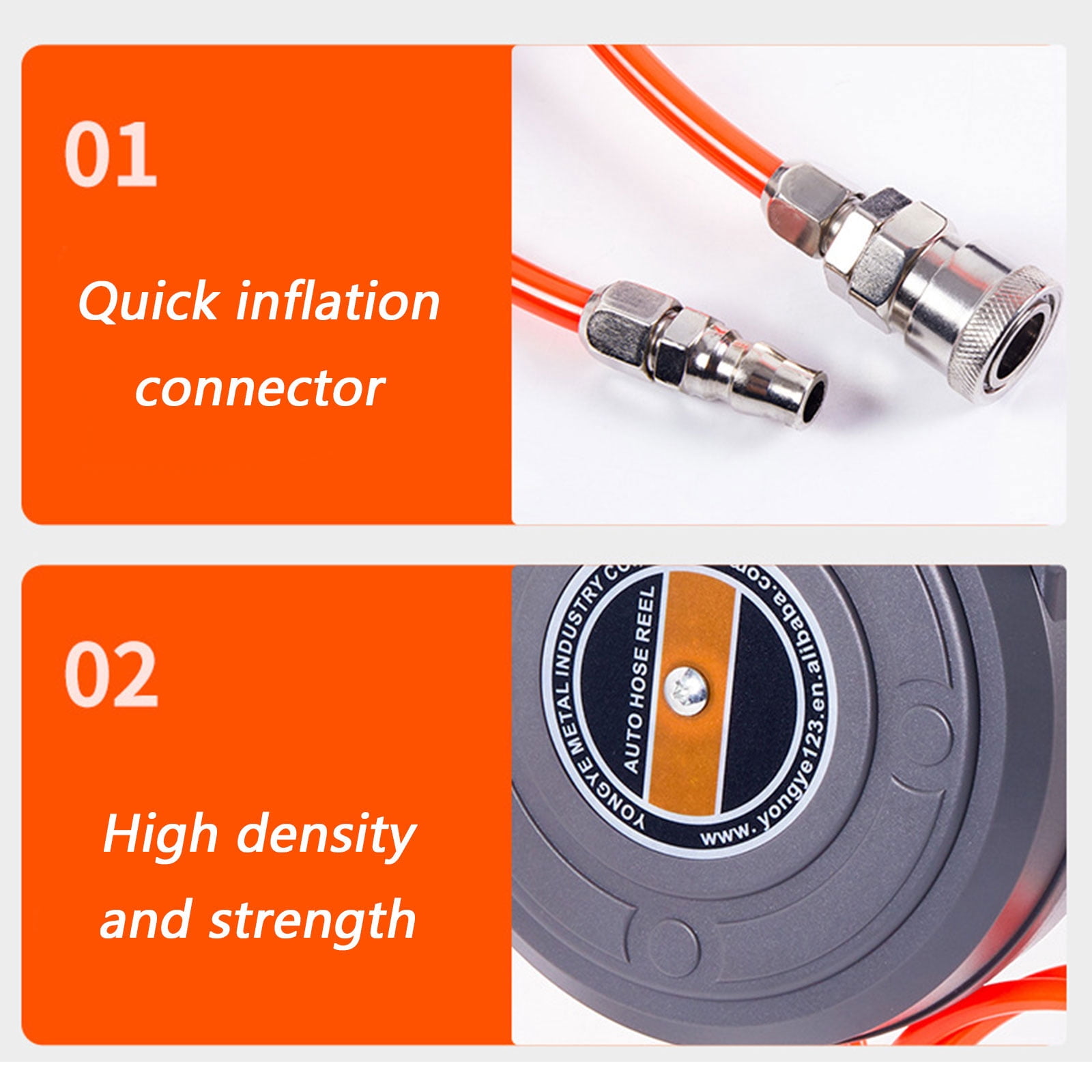 Practical Compacts Automotive Air Hose Reel Features Automatic Retractable Designs for Easy Tool Access in Workshops