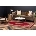 thumbnail image 3 of Unique Loom Reza Collection Traditional Persian Style Area Rug, 2 ft 2 in x 3 ft, Burgundy/Ivory, 3 of 5