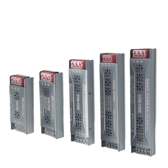 DC 12V 24V Switching Power Supply AC190-240V Mute Lighting Transformer 60W 100W 200W 300W 400W LED Light Driver Power Adapter ,Ease of Installation