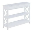 thumbnail image 5 of Pemberly Row Contemporary One-Drawer Console Table in White Wood Finish, 5 of 6