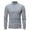 Grey, variant on Slim Fit Stretch Dress Shirt for Men with Solid Color and Comfortable Long Sleeves