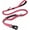 Hot pink, variant on WAAYEEPAL Tactical Heavy-Duty Bungee Dog Leash with 2 Padded Handles and Car Seatbelt, 4-6 ft, Brown
