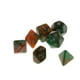 thumbnail image 5 of Juego de 7 dados poliédricos de múltiples caras para juegos de rol D&amp;D RPG Verde naranja, 5 of 7