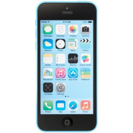 Apple iPhone 5c Unlocked Cellphone, 16GB, Blue (The Best Cell Phone Deals In Usa)