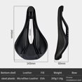 thumbnail image 3 of Toseek Eva Bicycle Mtb Road Bike Saddle Ultralight Breathable Comfortable Seat Cushion Racing Parts-week, 3 of 4